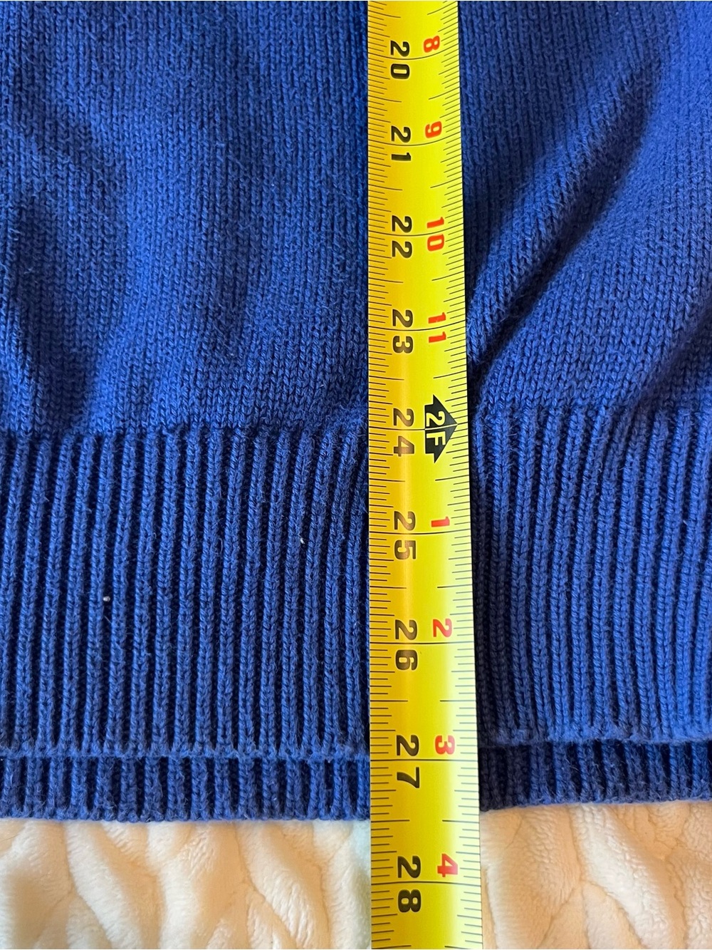 Boston Traders VTG Men Blue Crewneck Sweater with Embroidered Crest Size Medium - Picture 9 of 13